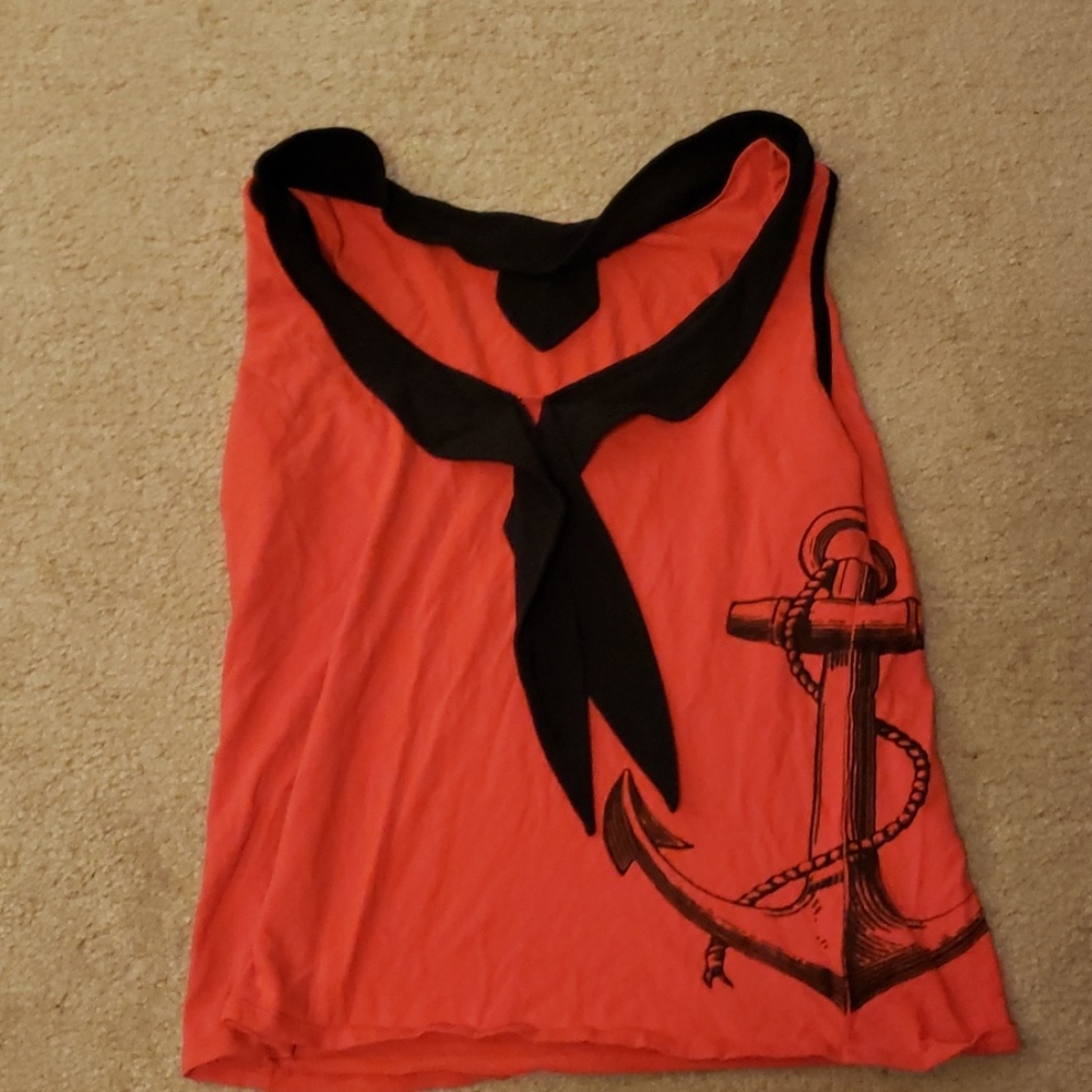 Womans Hottopic Sleeveless anchor blouse